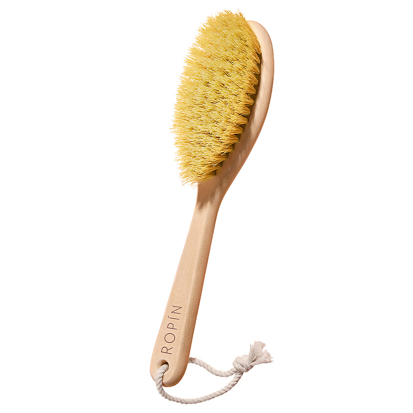 Изображение товара ROPIN Щетка для сухого массажа тела антицеллюлитная с волокнами тампико