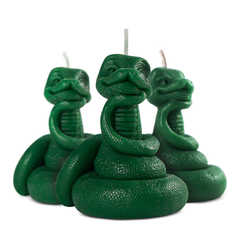 Изображение товара Интерьерные декоративные свечи в форме змеи набор 3 шт 6.7 см VENEW