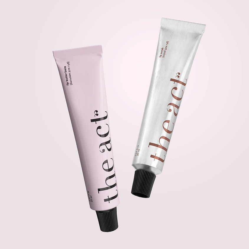 Изображение товара Набор бальзам и скраб для губ увлажняющий кофейный THE ACT