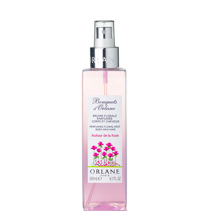 Изображение товара Парфюмированный спрей для тела и волос ORLANE Bouquets d'Orlane Rose 200 мл женский цветочный арома