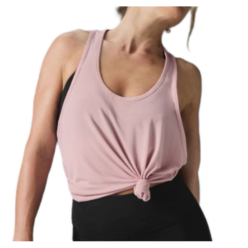 Изображение товара ALO YOGA Топ All Day Tank, Размер: S , Цвет: Розовый (Ballet Pink)