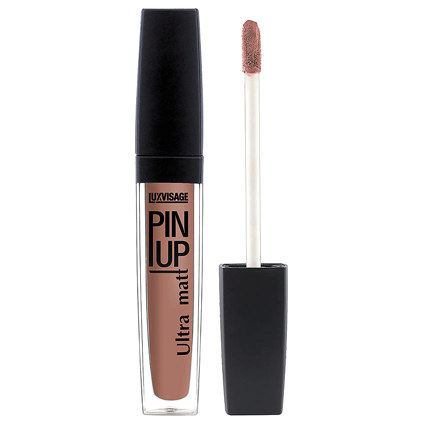 Изображение товара LUXVISAGE Блеск для губ Pin-Up Ultra Matt № 39 BEIGE NUDE 5 г