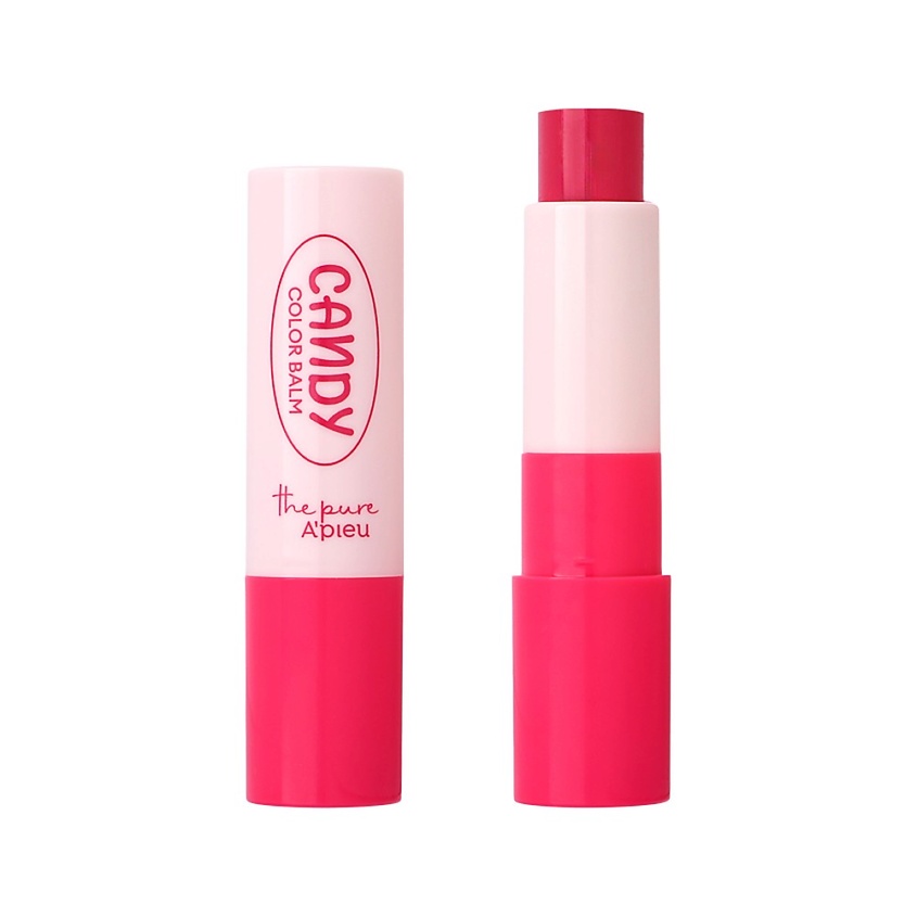 Изображение товара Оттеночный бальзам для губ A'PIEU THE PURE CANDY 01 berry уход и оттенок для ежедневного использова