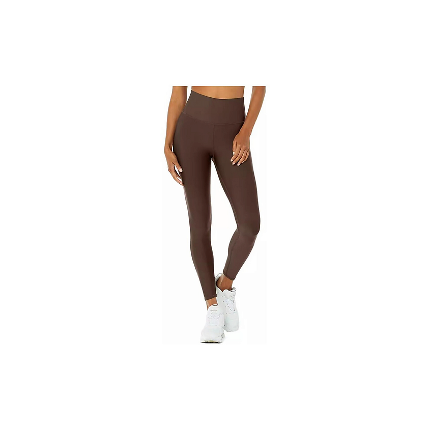 Изображение товара ALO YOGA Леггинсы 7/8 High-Waist Airlift Legging, Цвет: Коричневый (Espresso), Размер: XXS