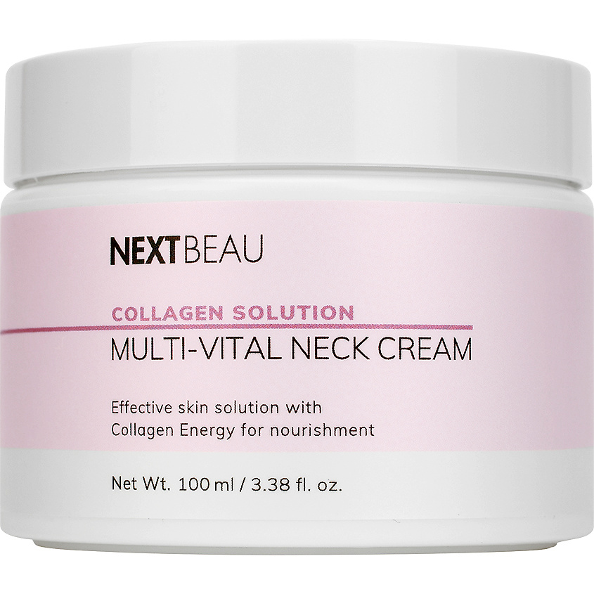 Изображение товара Омолаживающий крем для шеи с гидролизованным коллагеном Collagen Solution NEXTBEAU 100 мл