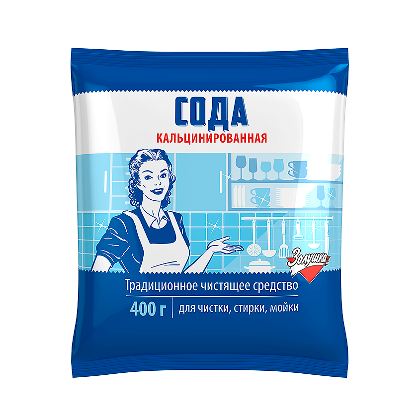 Изображение товара ЗОЛУШКА сода кальцинированная 400 г универсальное чистящее средство