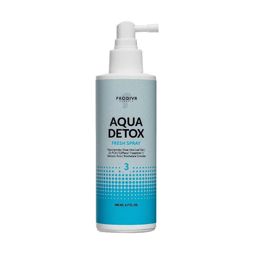 Изображение товара PRODIVA Спрей для жирной кожи головы Aqua Detox Fresh Spray, 150 мл