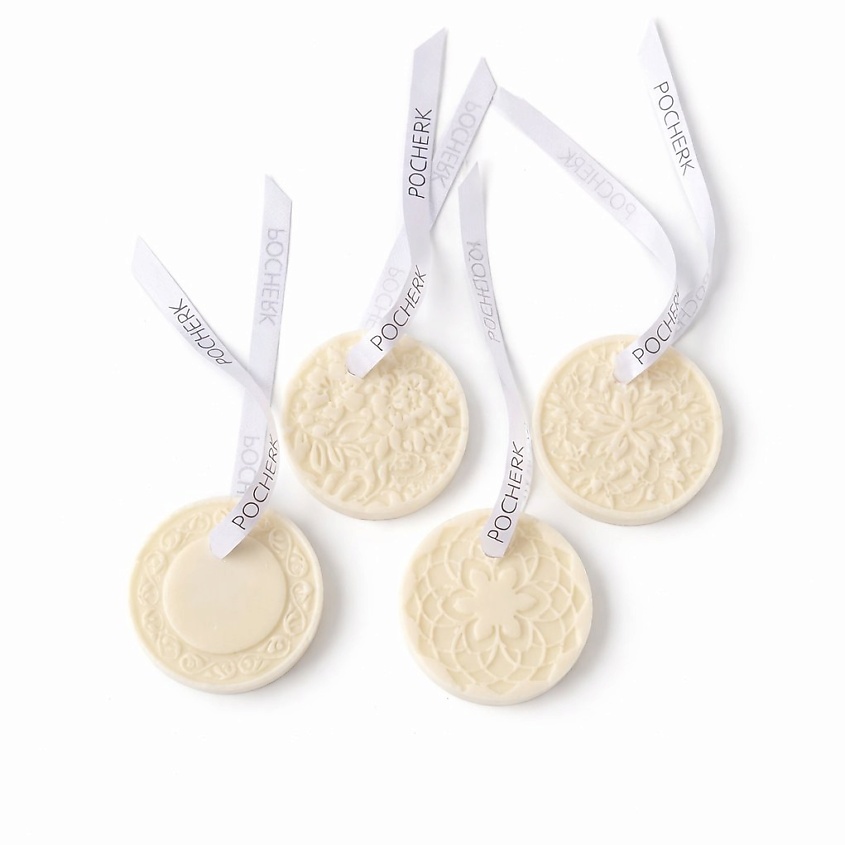 Изображение товара Набор ароматических саше POCHERK Свежесть белья 4 подвески для шкафа и ящика