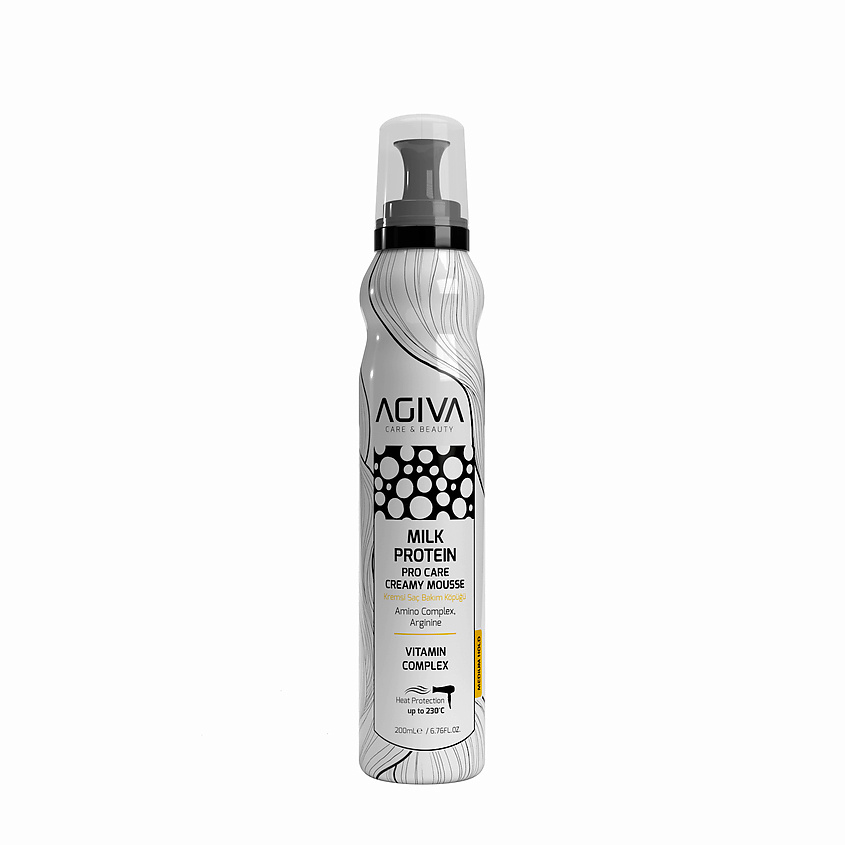 Изображение товара Мусс для волос AGIVA BEAUTY Milk Protein Amino Complex Pro Care 200 мл