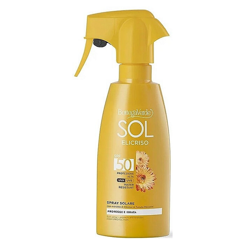 Изображение товара BOTTEGA VERDE Солнцезащитный спрей для тела Bottega Verde Sol Elicriso Sun Spray SPF50, 200 мл