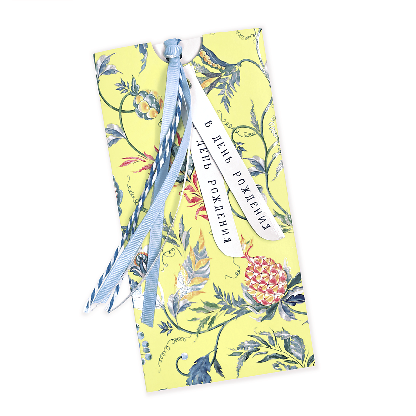 Изображение товара Конверт для денег В день рождения от Лакарт Дизайн 19,5х10 см подарочный