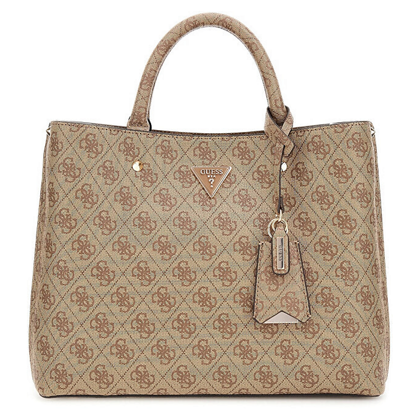 Изображение товара GUESS Сумка-тоут Meridian II Girlfriend Tote Bag, Цвет: Коричневый