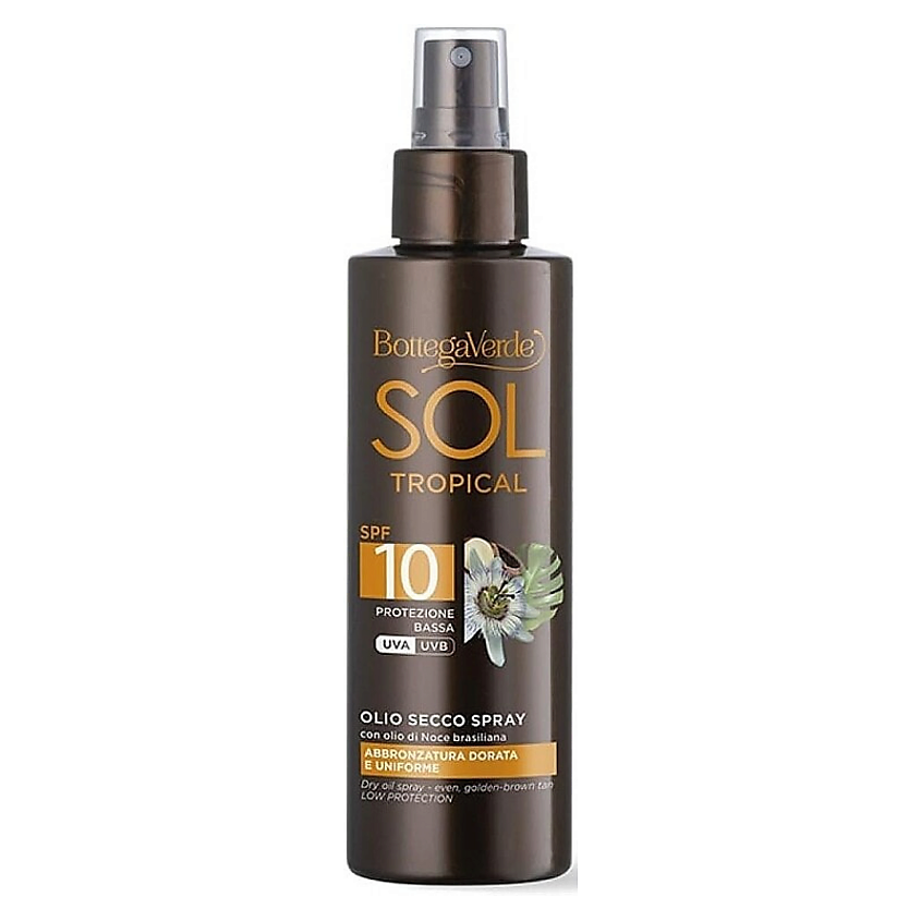 Изображение товара Солнцезащитное масло для тела Bottega Verde Sol Tropical Dry Oil Spray SPF10