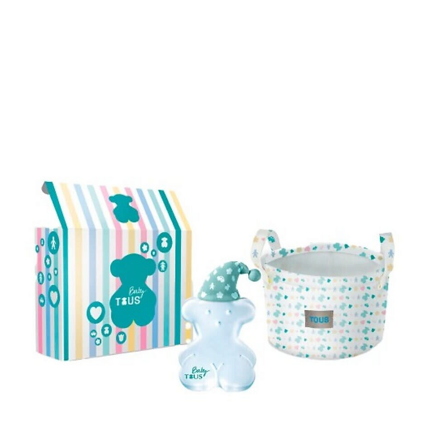Изображение товара TOUS Детский набор Baby Eau de Cologne + Bathroom Basket, 100 мл + 1 шт.