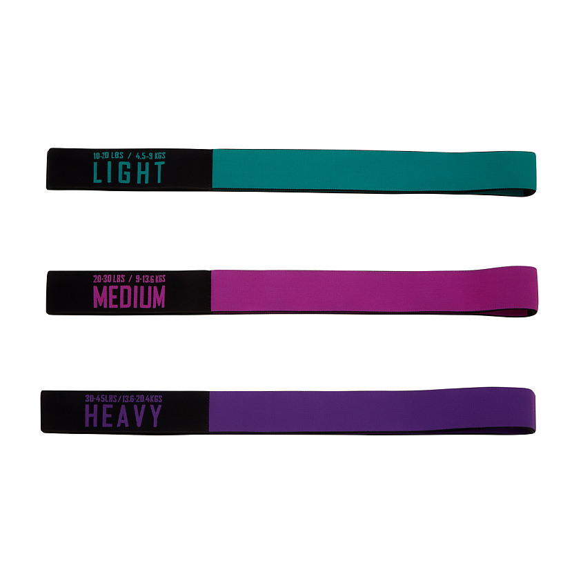 Изображение товара Фитнес эспандеры тканевые набор 3 шт UNIQ Original FitTools