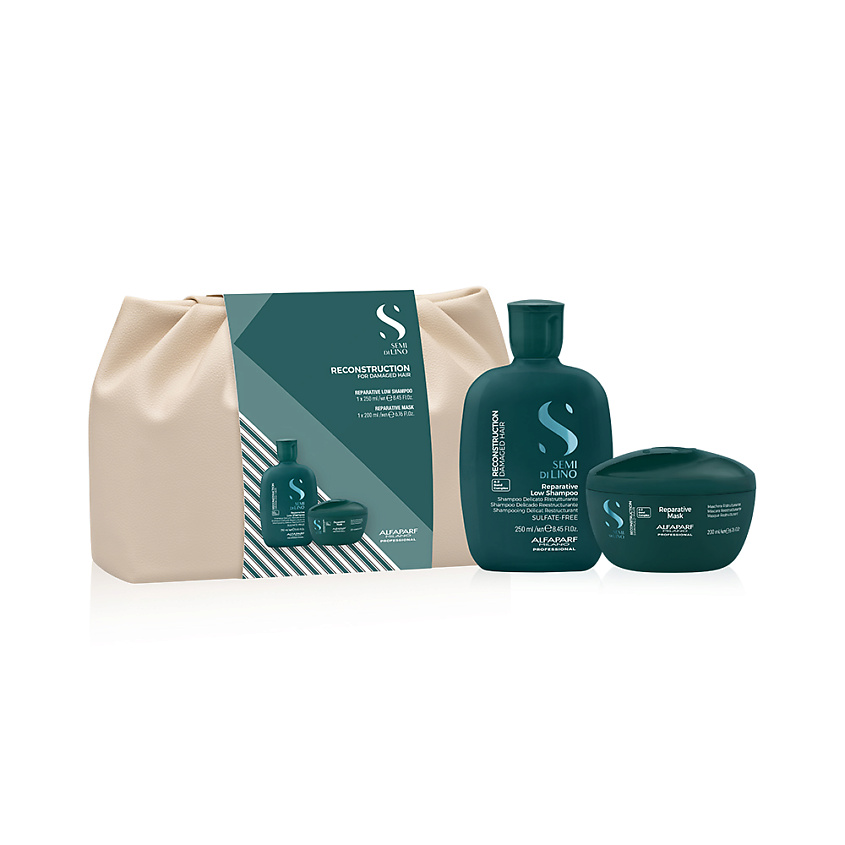 Изображение товара Набор для поврежденных волос ALFAPARF MILANO SDL RECONSTRACTION DUO профессиональный уход