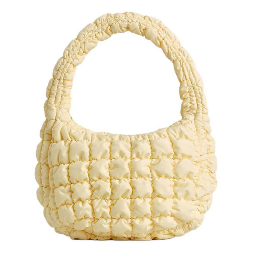 Изображение товара COS Сумка Mini Cream Yellow - компактная женская сумка из полиэстера