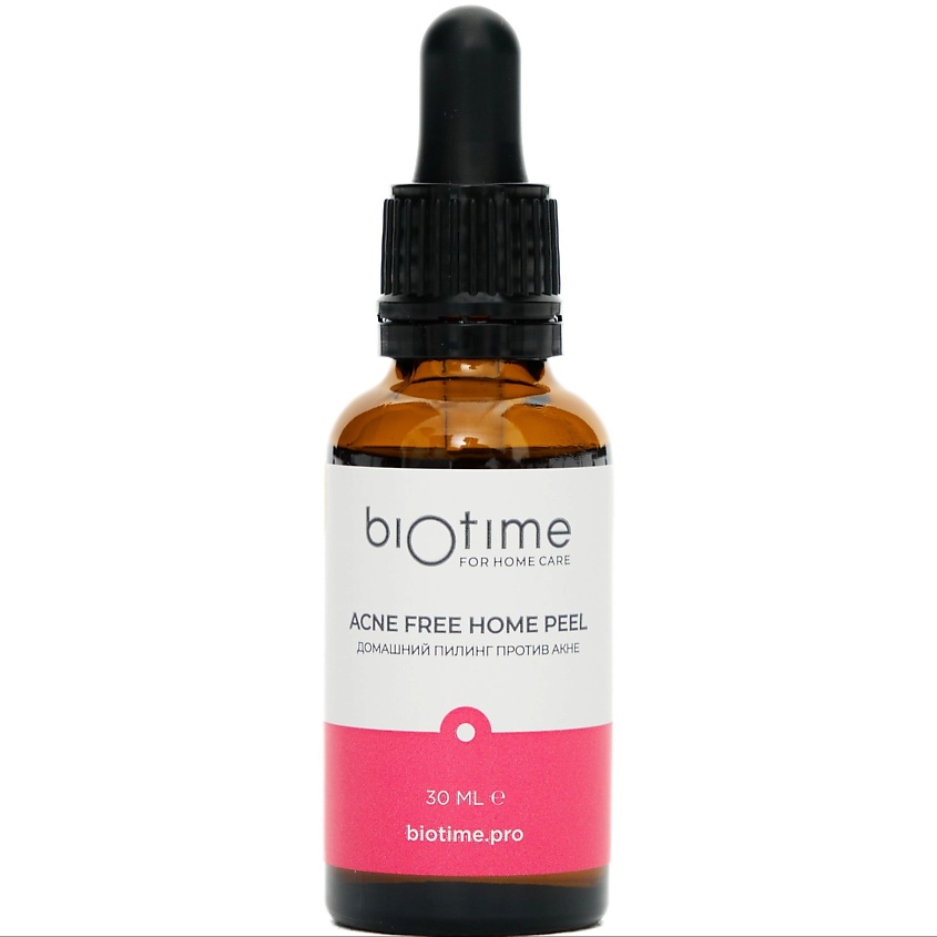 Изображение товара Кислотный пилинг для лица против прыщей и акне BIOTIME FOR HOME CARE 30 мл