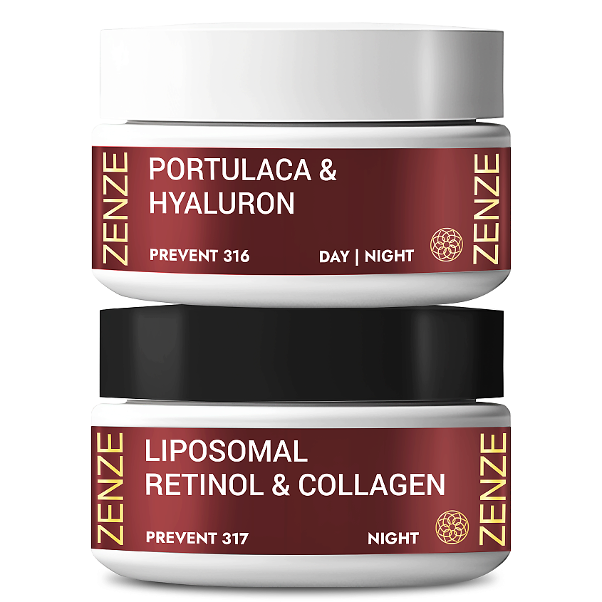 Изображение товара ZENZE увлажняющий набор для лица дневной ночной кремы антивозрастной уход