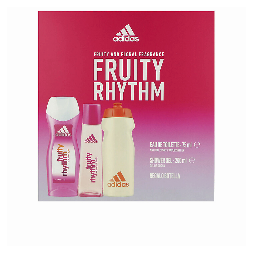 Изображение товара ADIDAS Женский парфюмерный набор Fruity Rhythm 3 Предметы, 75 мл + 75 мл + 150 мл