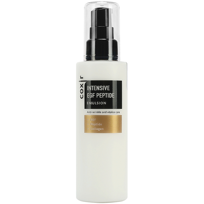 Изображение товара Косметическая эмульсия с пептидами и EGF для регенерации кожи лица 100 мл COXIR
