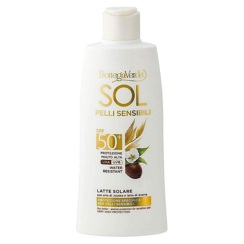 Изображение товара BOTTEGA VERDE Солнцезащитный лосьон для чувствительной кожи Sol Sensitive Sun Lotion SPF50+, 200 мл