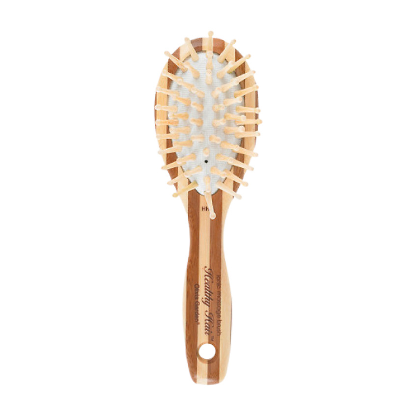 Изображение товара Щетка для волос из бамбука с турмалином и ионизацией мини