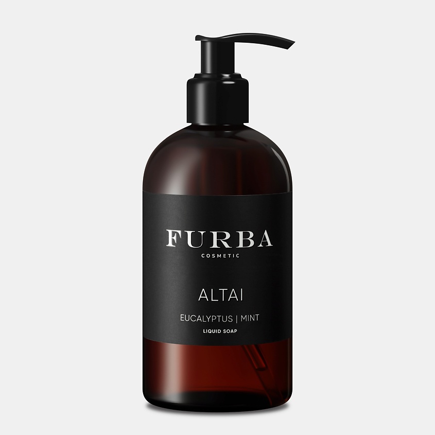 Изображение товара FURBA Парфюмированное жидкое мыло Furba Altai с эфирными маслами эвкалипта и мяты, 300 мл