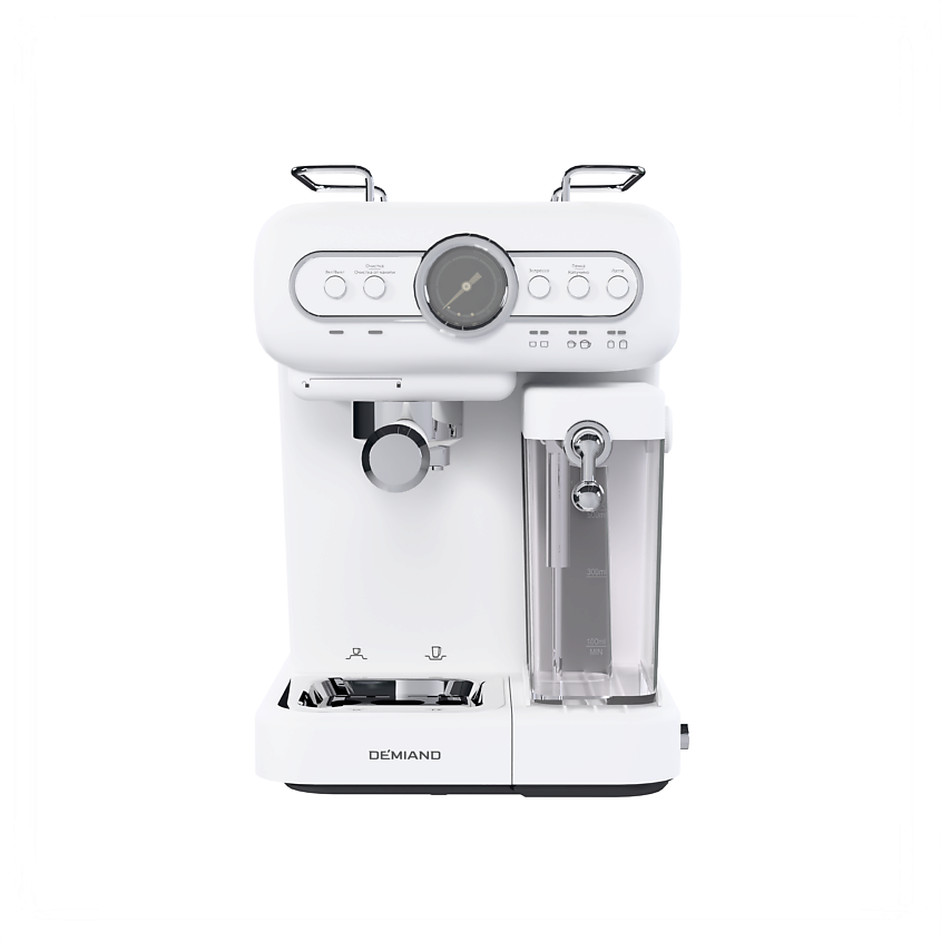 Изображение товара Двойная кофеварка RETRO 3 в 1 с капучинатором и автоматическими программами