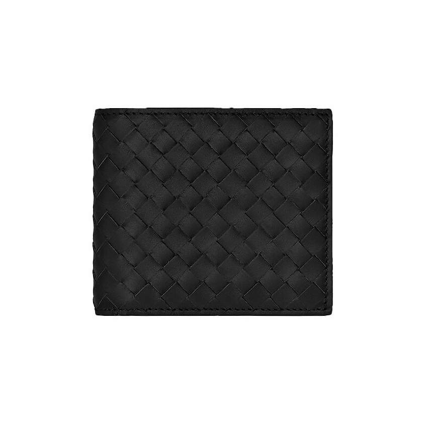 Изображение товара BOTTEGA VENETA Кошелек мужской Intrecciato Bifold, Цвет-черный