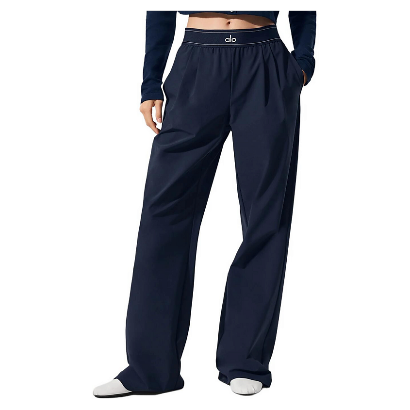 Изображение товара ALO YOGA Брюки Suit Up Trouser (Long), Цвет: Синий (Navy), Размер: L