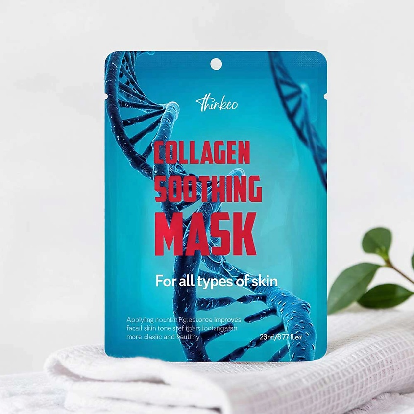 Изображение товара THINKCO Маска-салфетка для лица с коллагеном - 23