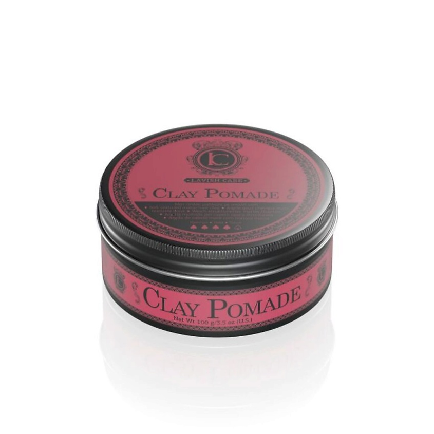 Изображение товара LAVISH CARE Матовая помада для укладки волос Clay Pomade Strong hold, 100 мл