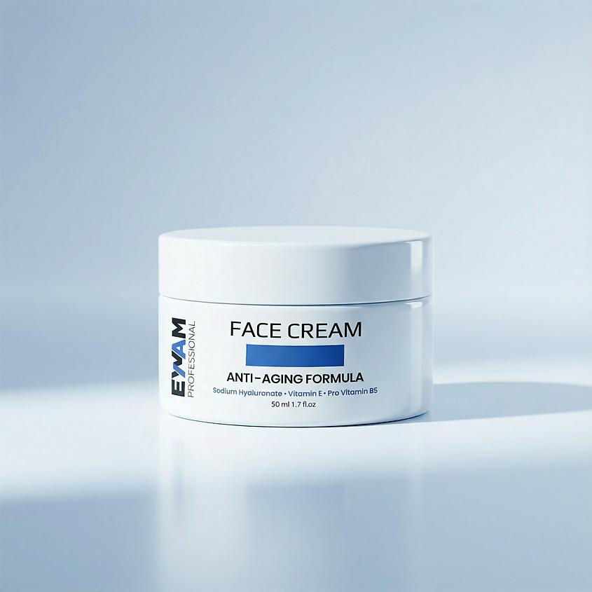 Изображение товара EWAM Увлажняющий антивозрастной крем для лица с витамином Е В5 и гиалуроновой кислотой