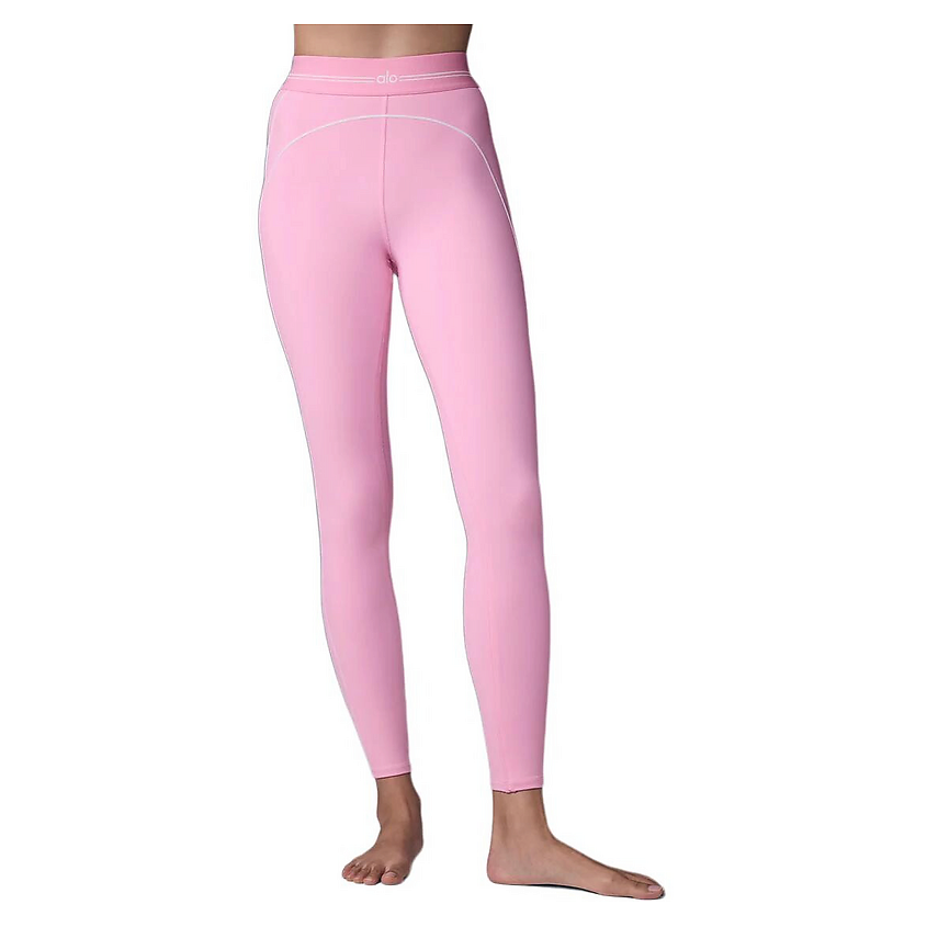 Изображение товара ALO YOGA Легинсы Airbrush High-Waist Heart Throb Legging, Размер: S, Цвет: Розовый (Sweet Pink)