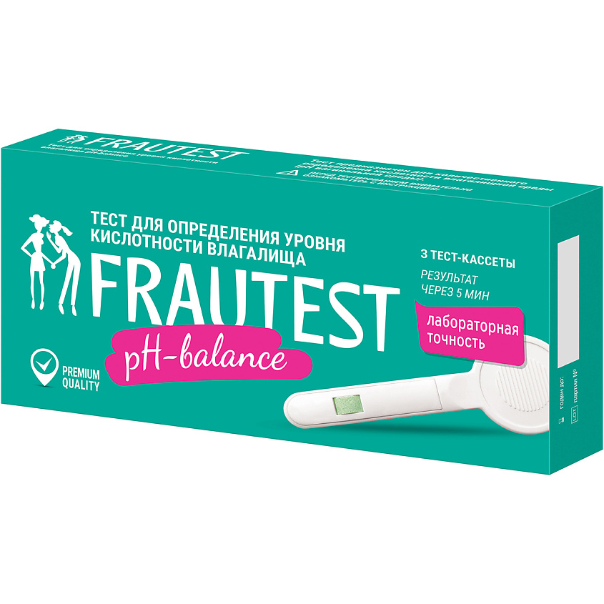 Изображение товара Тест для определения уровня кислотности влагалища FRAUTEST pH-balance 1 шт