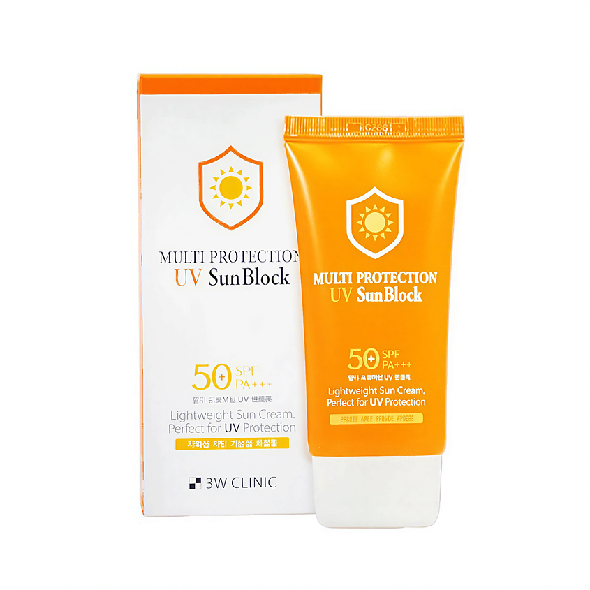 Изображение товара 3W CLINIC MULTI PROTECTION UV SUN BLOCK SPF50+ PA++ крем для лица