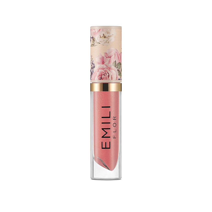 Изображение товара EMILI FLOR Блеск для губ Lip gloss Crystal Shine 4,5 мл Розовая пудра