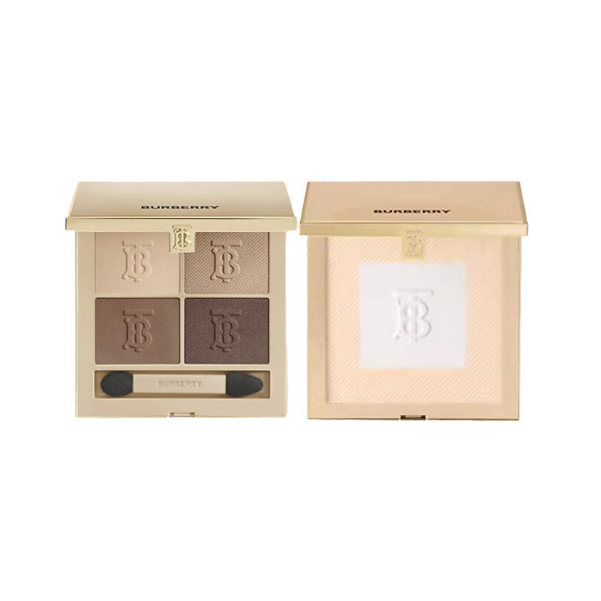 Изображение товара BURBERRY Палетка теней для век Eye Quad + Пудра Beyond Wear, Палетка № 02 + Пудра №01