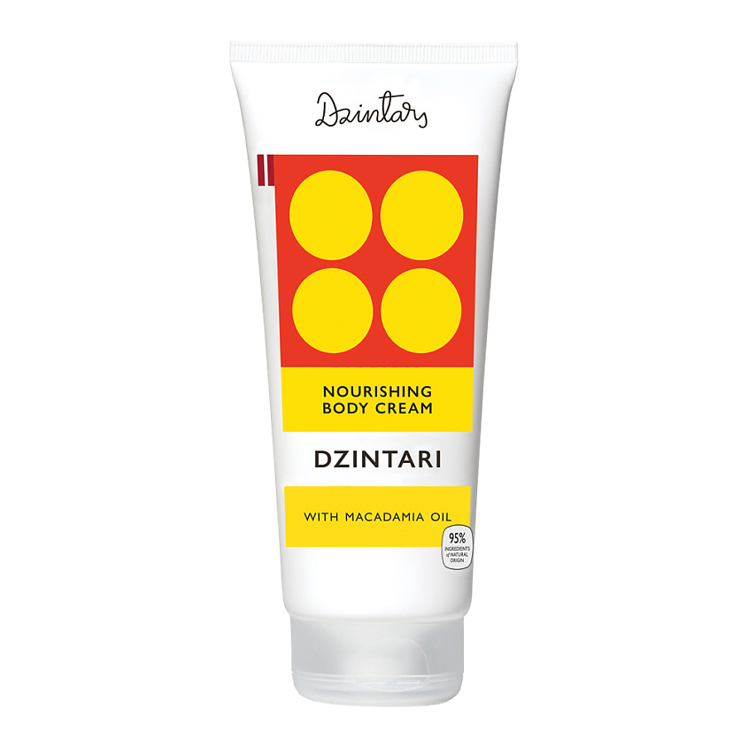Изображение товара Питательный крем для тела Dzintari 200 мл с маслом макадамии и витаминами