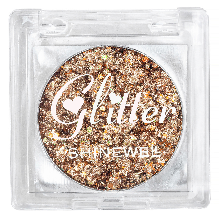 Изображение товара SHINEWELL Глиттер для лица и тела с блестками золотой 30 мл