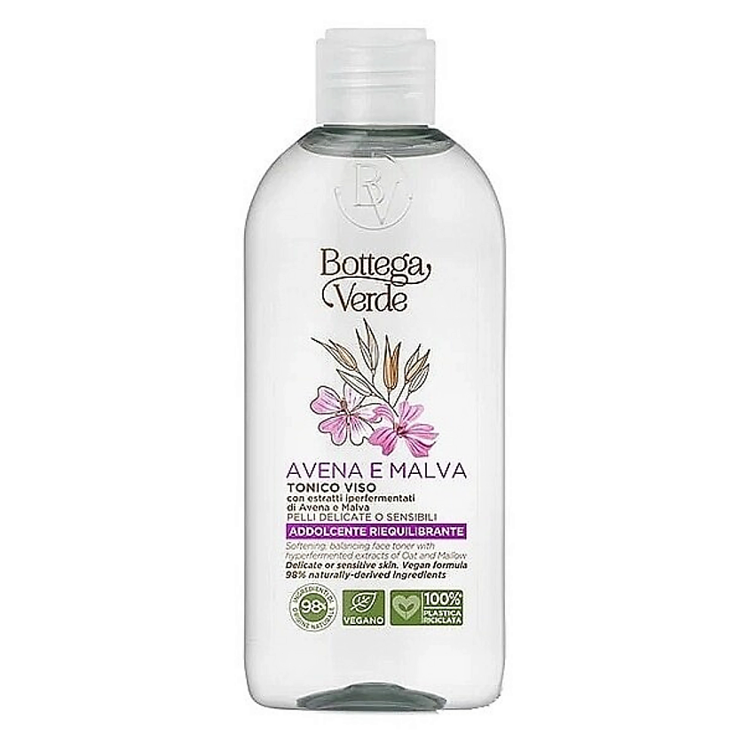 Изображение товара BOTTEGA VERDE Тоник для лица для чувствительной кожи Avena & Malva, 200 мл