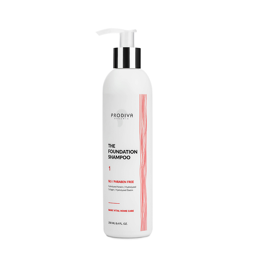 Изображение товара PRODIVA Бессульфатный шампунь THE FOUNDATION 250 мл для всех типов волос