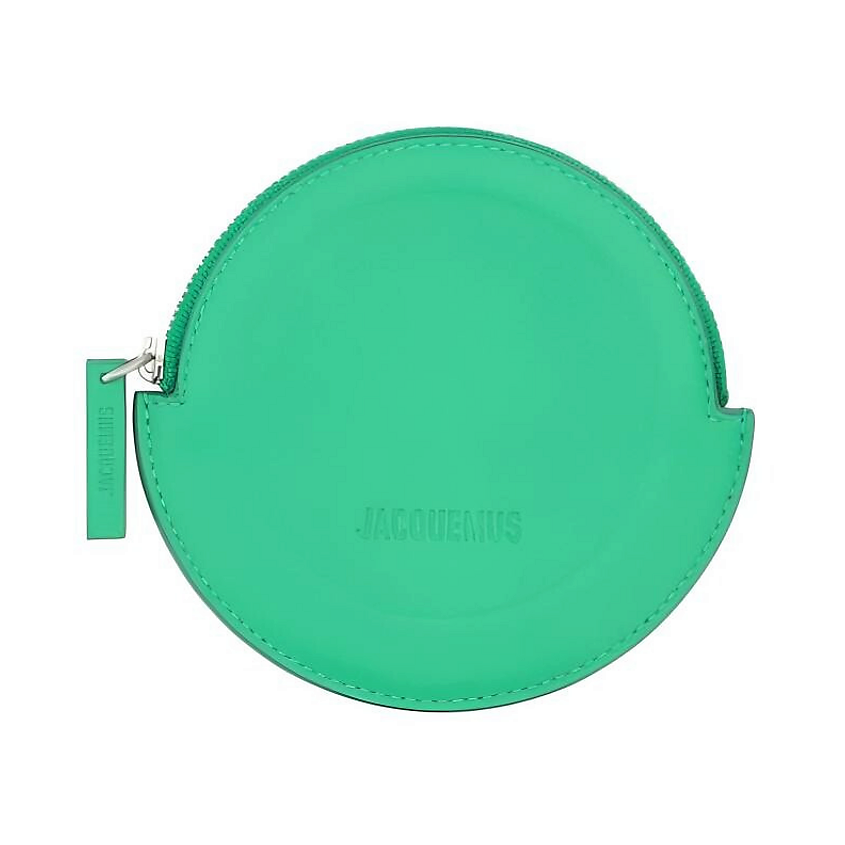 Изображение товара JACQUEMUS Кожаный кошелек Le Rond (Le Pitchou) Leather Coin Purse, Цвет: Зеленый