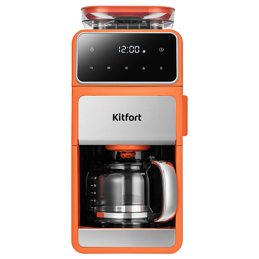 Изображение товара Кофемашина KITFORT КТ-7622 с встроенной кофемолкой и функцией отложенного старта