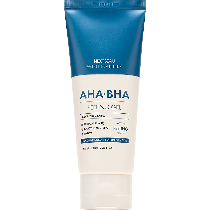 Изображение товара Отшелушивающий пилинг-гель с AHA/BHA кислотами для проблемной кожи NEXTBEAU 100 мл