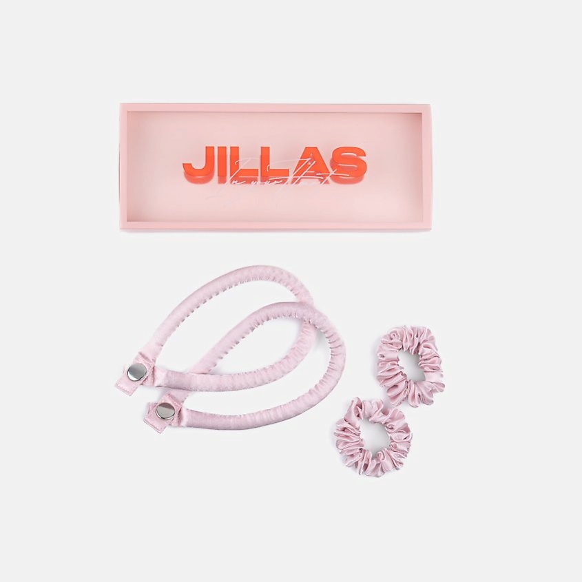 Изображение товара JILLAS slim compact 2 0 светло розовый набор бигуди для естественных локонов