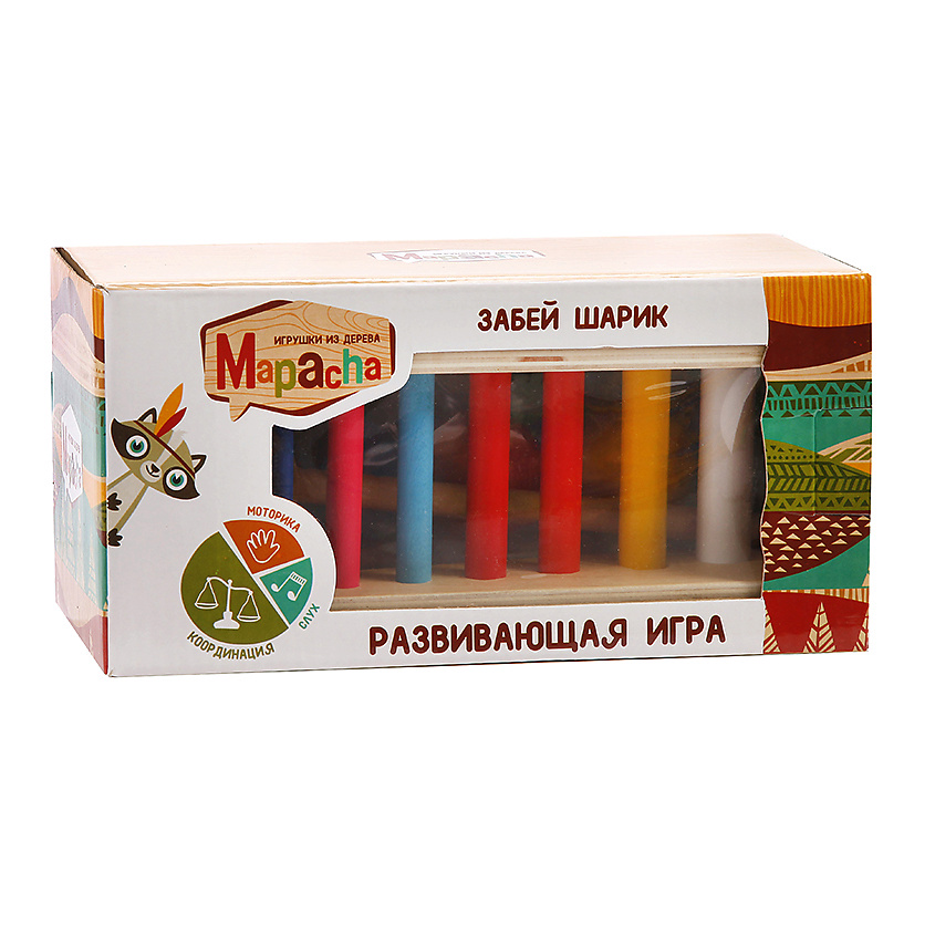 Изображение товара MAPACHA Настольная развивающая игра Забей шарик для детей от 1 года