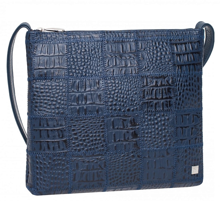 Изображение товара Женская кожаная сумка через плечо кросс-боди стиль пэчворк натуральная кожа