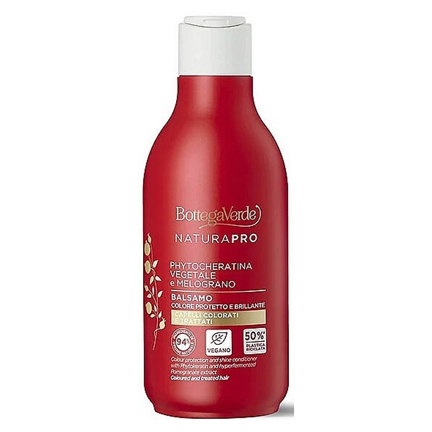 Изображение товара BOTTEGA VERDE Кондиционер для окрашенных волос Natura Pro Pomegranate Extract Conditioner, 150 мл